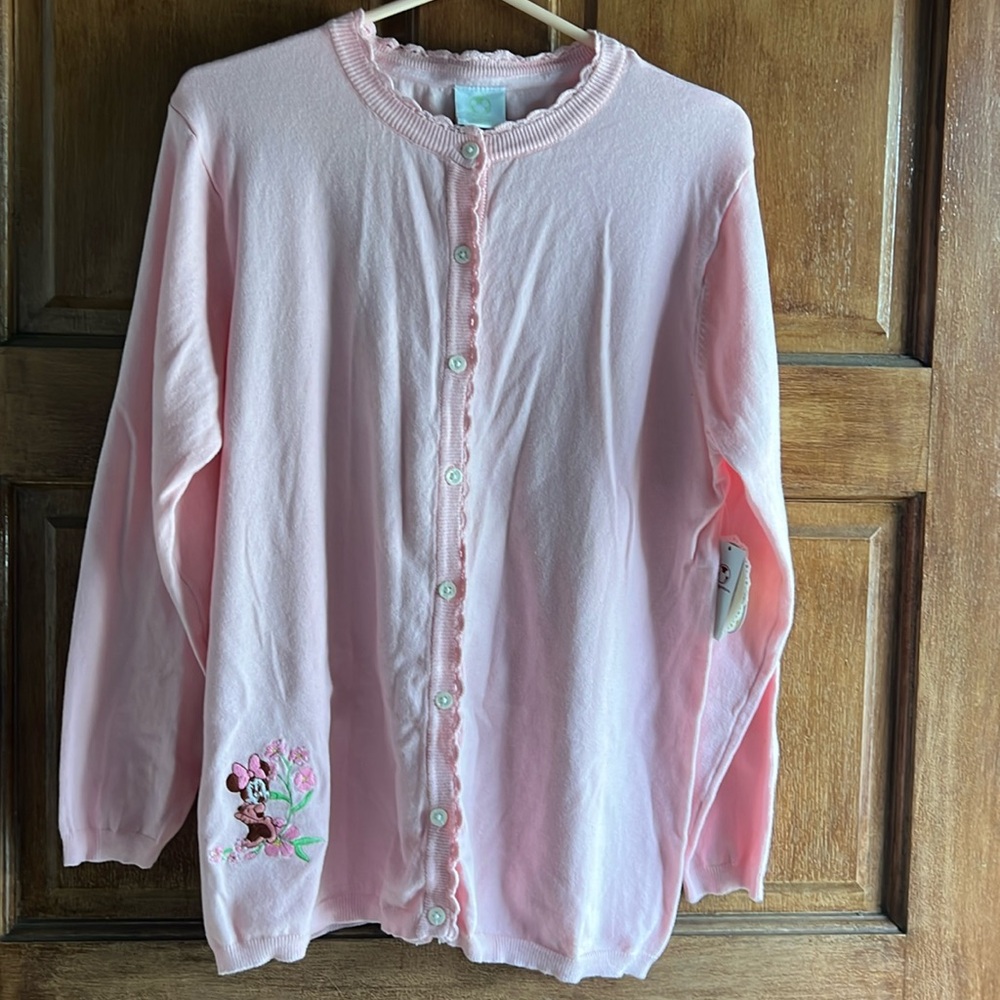 Disney women pink Minnie Mouse Cardigan